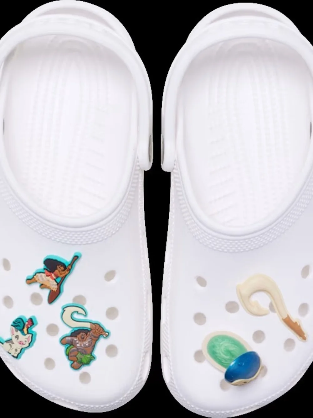 Crocs Jibbitz Disney Moana Charm Set - Blue, Cream, Teal, Pink